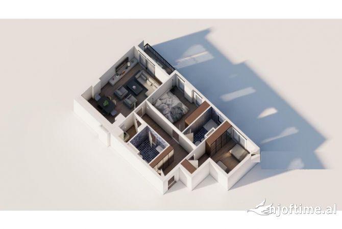 Shtepi ne shitje 1+1 ne Tirane - 59,500 Euro
