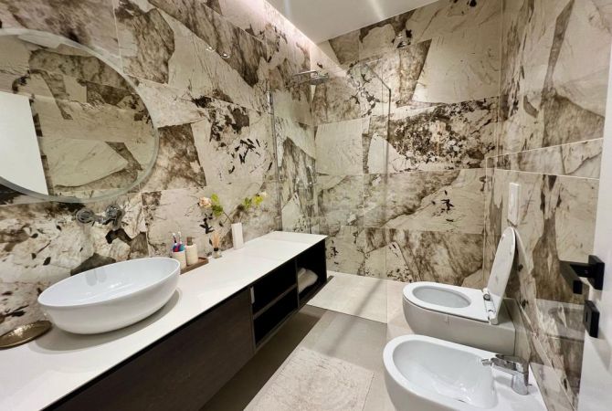 Penthouse (panoramic top floor) for rent in Tirana 2+1, Furnished