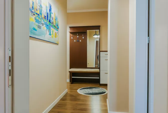 Shtepi me qera Apartament ne Korce, 2+1, Mobilimi E mobiluar, Pagesa 40,000  Leke.