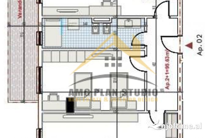 Shtepi ne shitje 2+1 ne Tirane - 129,000 Euro