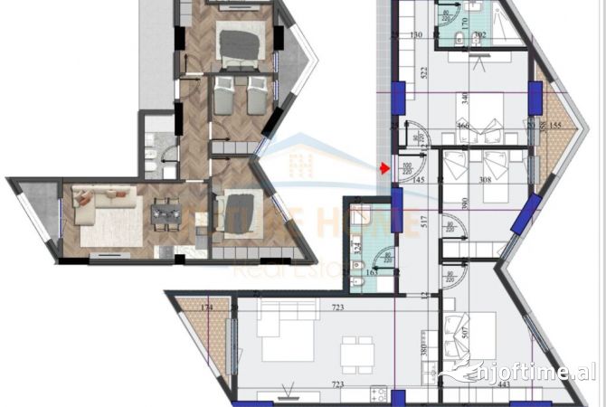 Shtepi ne shitje 2+1 ne Tirane - 185,250 Euro