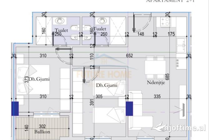 Casa in vendita 2+1 a Tirana - 94,000 Euro
