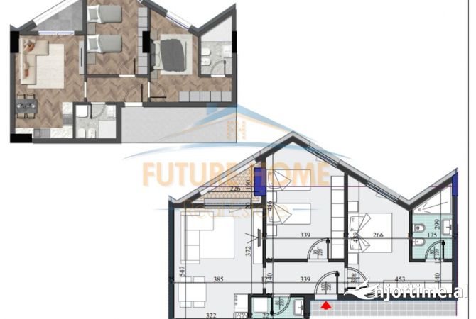 Shtepi ne shitje 2+1 ne Tirane - 151,000 Euro