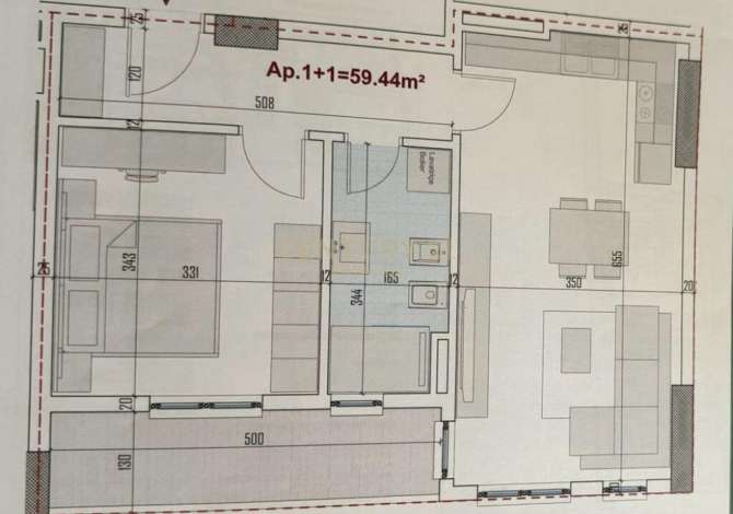 Shtepi ne shitje 1+1 ne Tirane - 74,200 Euro
