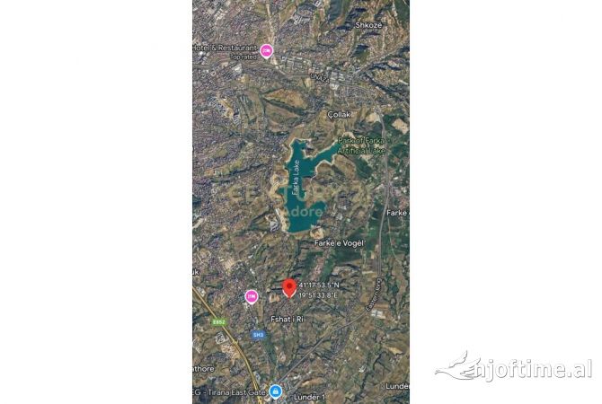 Truall ose Toke  ne Tirane - 1,113,750 Euro