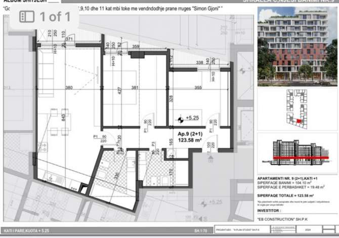 Shtepi ne shitje 2+1 ne Tirane - 130,200 Euro