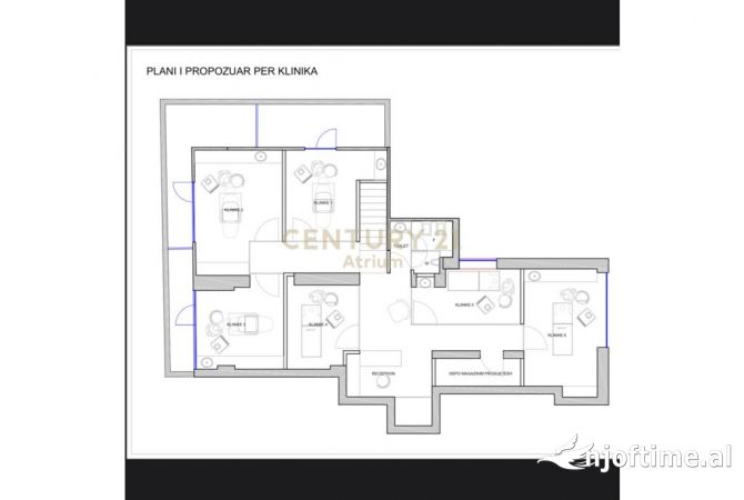 Ambient biznesi me qera 1+1 ne Tirane - 3,000 Euro