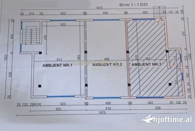 Ambient biznesi me qera 2+1 ne Tirane - 3,500 Euro