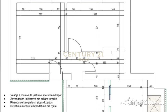 Shtepi ne shitje 2+1 ne Tirane - 103,000 Euro