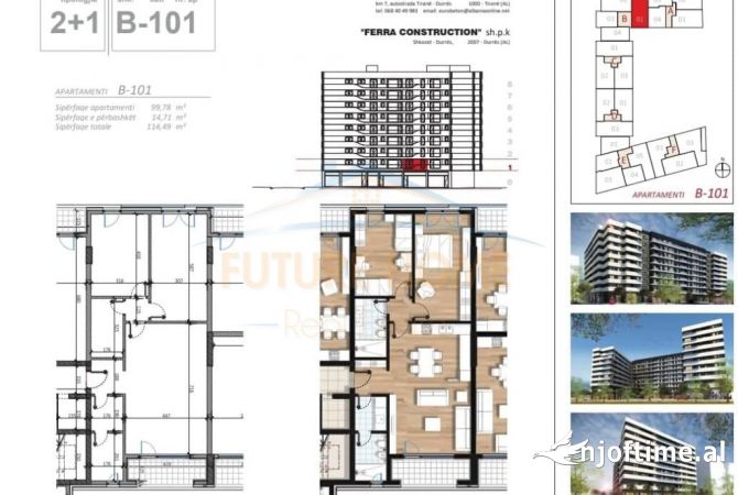 Shtepi ne shitje 2+1 ne Tirane - 178,000 Euro