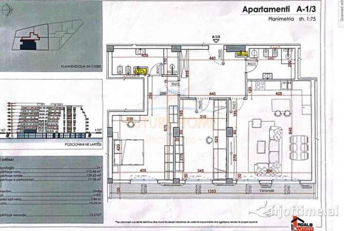 Shtepi ne shitje 2+1 ne Tirane - 163,500 Euro