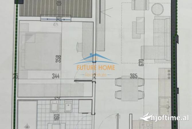 Shtepi ne shitje 1+1 ne Tirane - 67,770 Euro