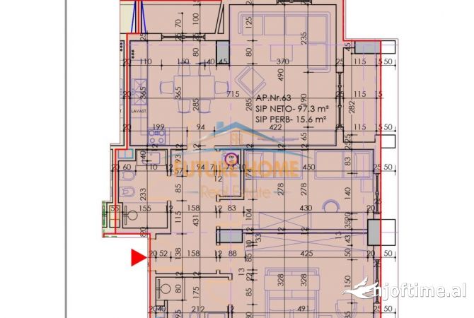 Shtepi ne shitje 2+1 ne Tirane - 150,380 Euro
