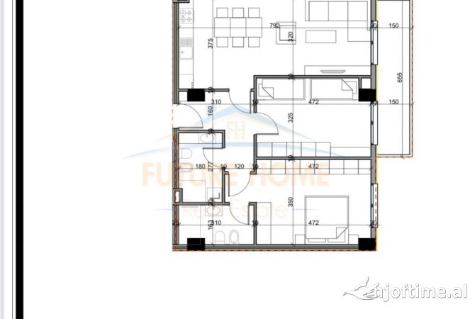 House for Sale 2+1 in Tirana - 115,800 Euro