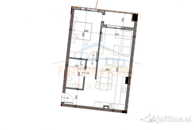 House for Sale 1+1 in Tirana - 80,000 Euro
