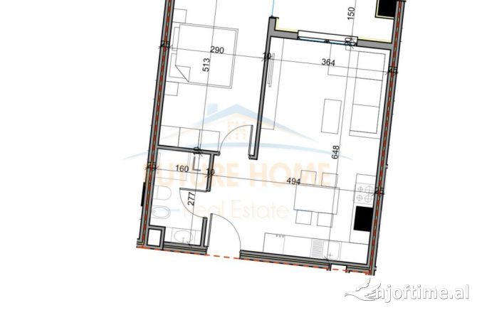 House for Sale 1+1 in Tirana - 69,300 Euro