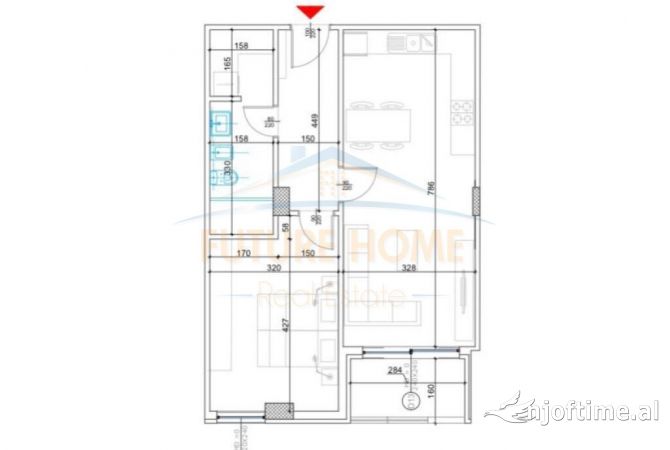 Shtepi ne shitje 1+1 ne Tirane - 147,000 Euro