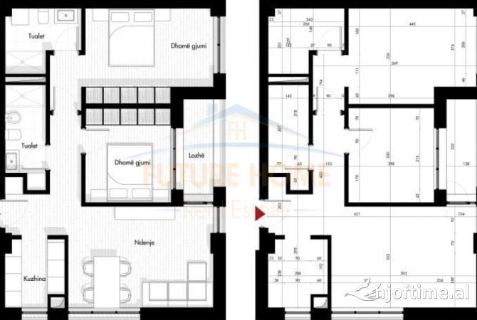 Shtepi ne shitje 2+1 ne Tirane - 156,735 Euro