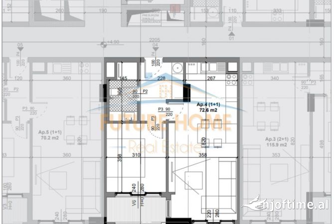 Shtepi ne shitje 1+1 ne Tirane - 66,000 Euro