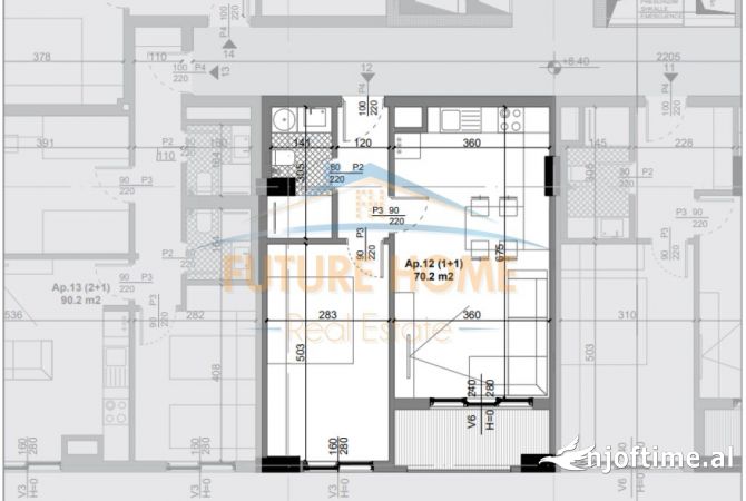 Shtepi ne shitje 1+1 ne Tirane - 64,000 Euro