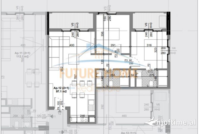 Shtepi ne shitje 2+1 ne Tirane - 88,500 Euro