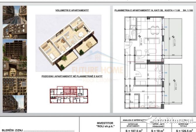 Shtepi ne shitje 2+1 ne Tirane - 215,050 Euro