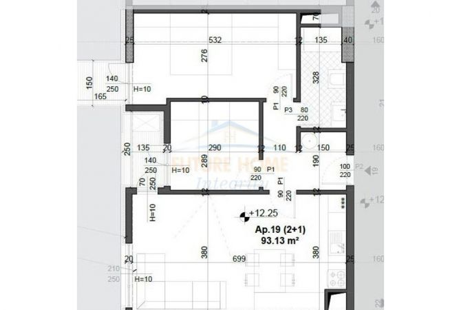 Shtepi ne shitje 2+1 ne Tirane - 135,000 Euro
