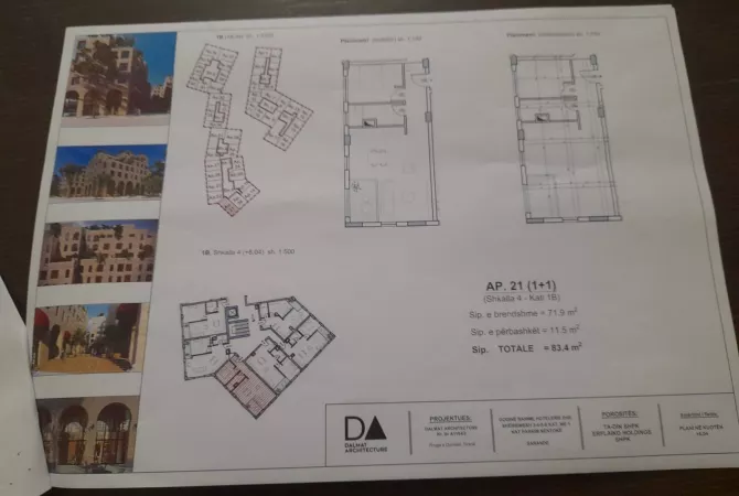 Shtepi ne shitje Apartament ne Sarande, 1+1, Mobilimi Bosh, pa mobiluar, Pagesa 137,700  Euro.