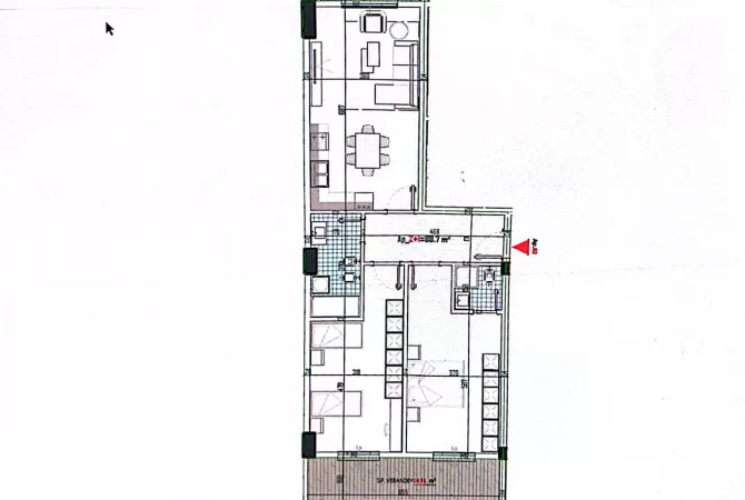 Shtepi ne shitje 2+1 ne Tirane - 107,600 Euro