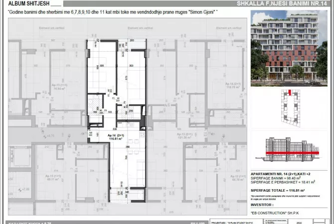 Shtepi ne shitje 2+1 ne Tirane - 163,500 Euro