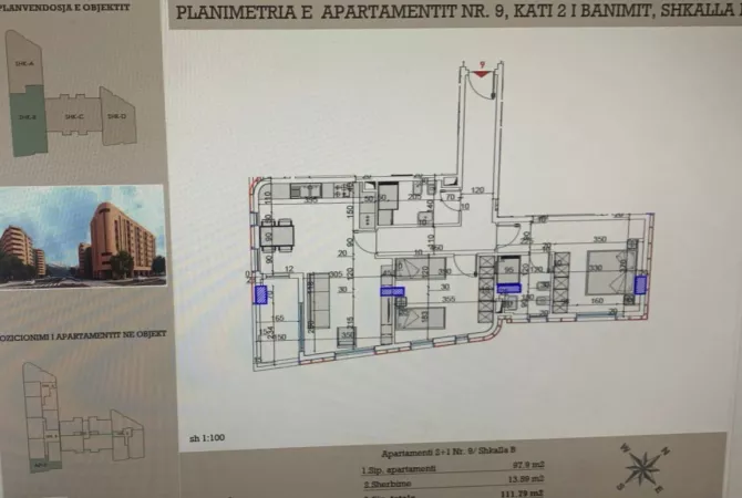 Shtepi ne shitje 2+1 ne Tirane - 190,000 Euro
