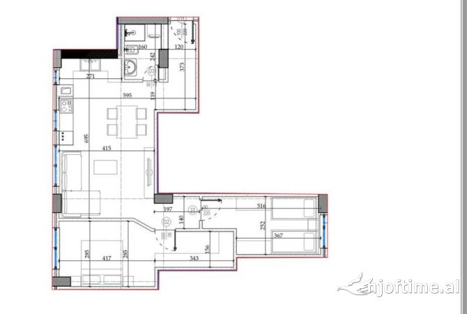 Shtepi ne shitje Apartament ne Tirane, 2+1, Mobilimi E mobiluar, Pagesa 166,999  Euro.