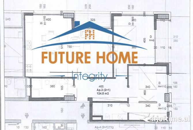 Shtepi ne shitje 2+1 ne Tirane - 174,300 Euro