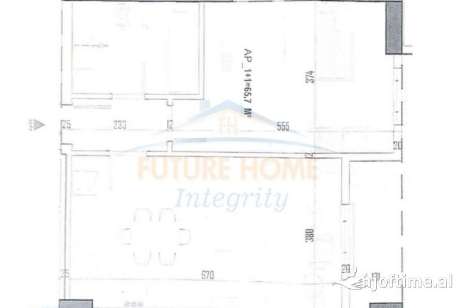 Shtepi ne shitje 1+1 ne Tirane - 71,030 Euro
