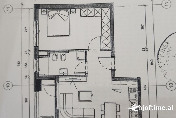 Shtepi ne shitje 1+1 ne Tirane - 89,900 Euro