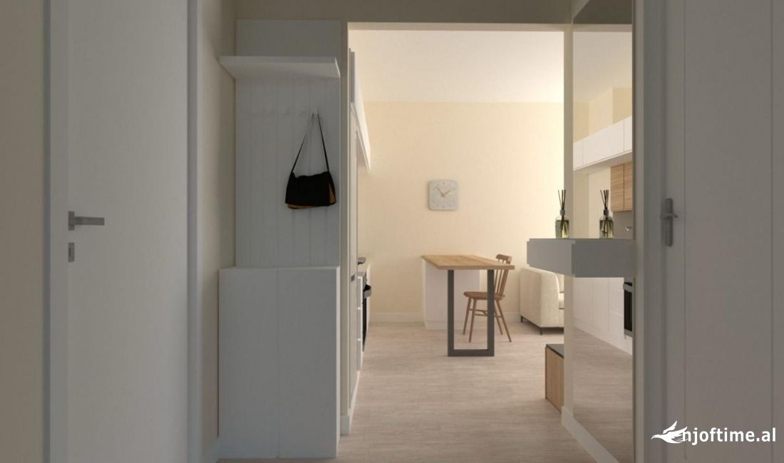 Shtepi ne shitje Apartament ne Tirane, 1+1, Mobilimi Pjeserisht e mobiluar, Pagesa 95,000  Euro.