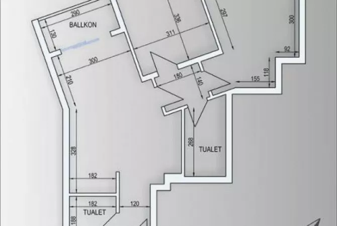 Ambient biznesi me qera 3+1 ne Tirane - 850 Euro