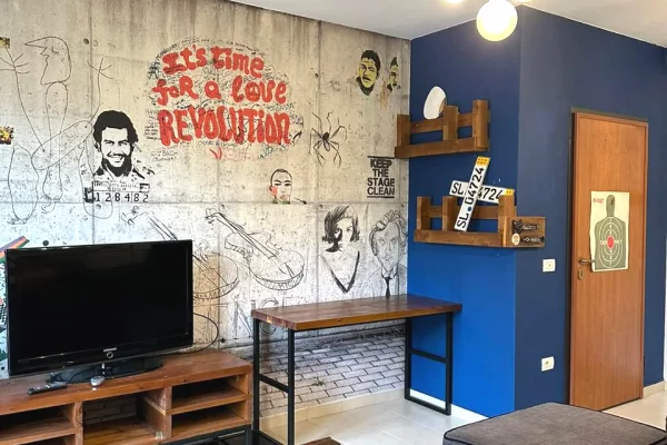 Jepet apartament 1+1 me qira tek Liqeni i Thate , prane Greenterprise Media , Kopshti Zoologjik , Ko