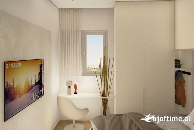 Shtepi ne shitje Apartament ne Tirane, 1+1, Mobilimi Bosh, pa mobiluar, Pagesa 140,000  Euro.