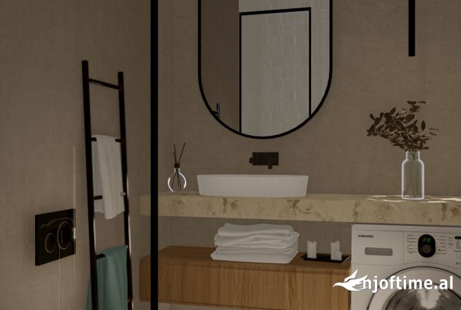 Shtepi ne shitje Apartament ne Tirane, 1+1, Mobilimi Bosh, pa mobiluar, Pagesa 140,000  Euro.