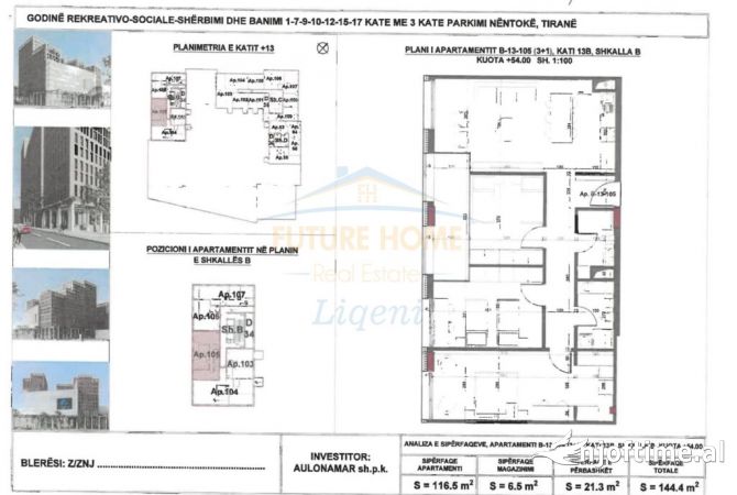 Shtepi ne shitje 3+1 ne Tirane - 216,600 Euro