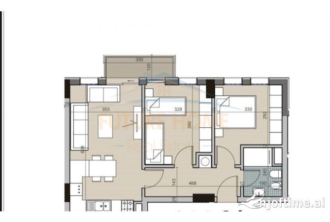 Shtepi ne shitje 2+1 ne Tirane - 78,800 Euro