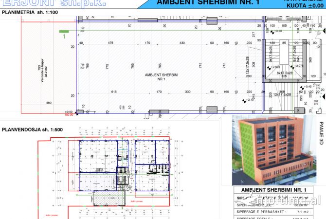 Ambient biznesi ne shitje 1+1 ne Tirane - 497,000 Euro