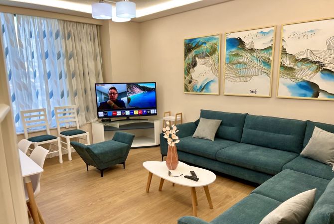 Shtepi me qera Apartament ne Tirane, 1+1, Mobilimi E mobiluar, Pagesa 500  Euro.