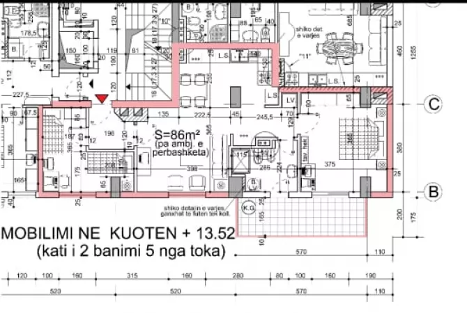 Shtepi ne shitje Apartament ne Tirane, 2+1, Mobilimi E mobiluar, Pagesa 184,900  Euro.