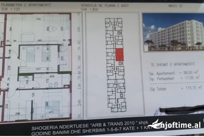 Shtepi ne shitje 2+1 ne Tirane - 75,000 Euro