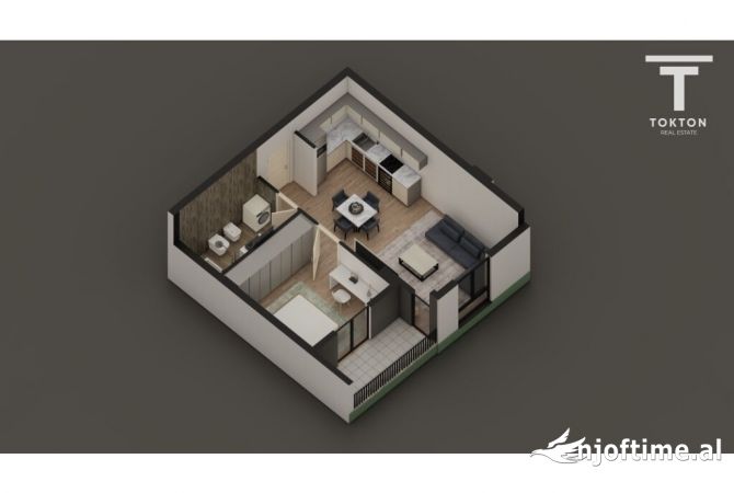 Shtepi ne shitje 1+1 ne Tirane - 50,900 Euro