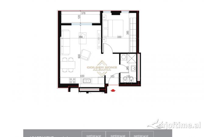 Shtepi ne shitje 1+1 ne Tirane - 6,564,000 Euro