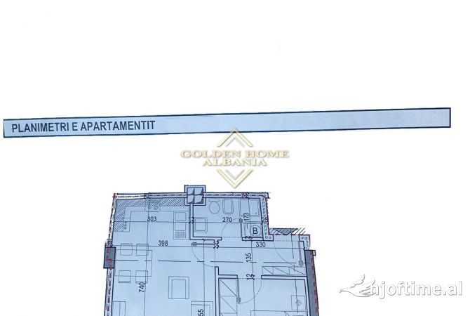 Shtepi ne shitje Apartament ne Tirane, 1+1, Mobilimi Bosh, pa mobiluar, Pagesa 112,770  Euro.