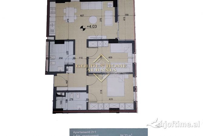 Shtepi ne shitje 2+1 ne Tirane - 120,000 Euro